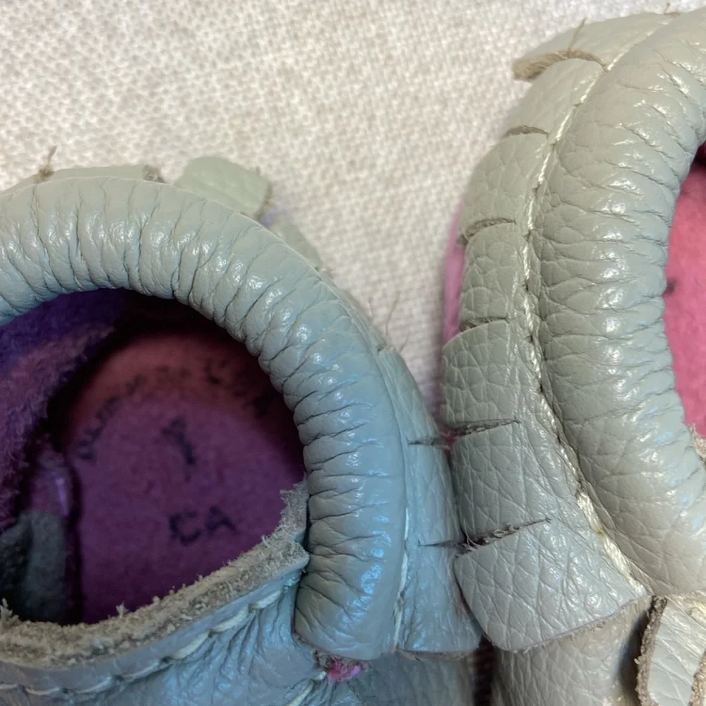 Freshly Picked Newborn Moccasin Baby Shoe. Size 1